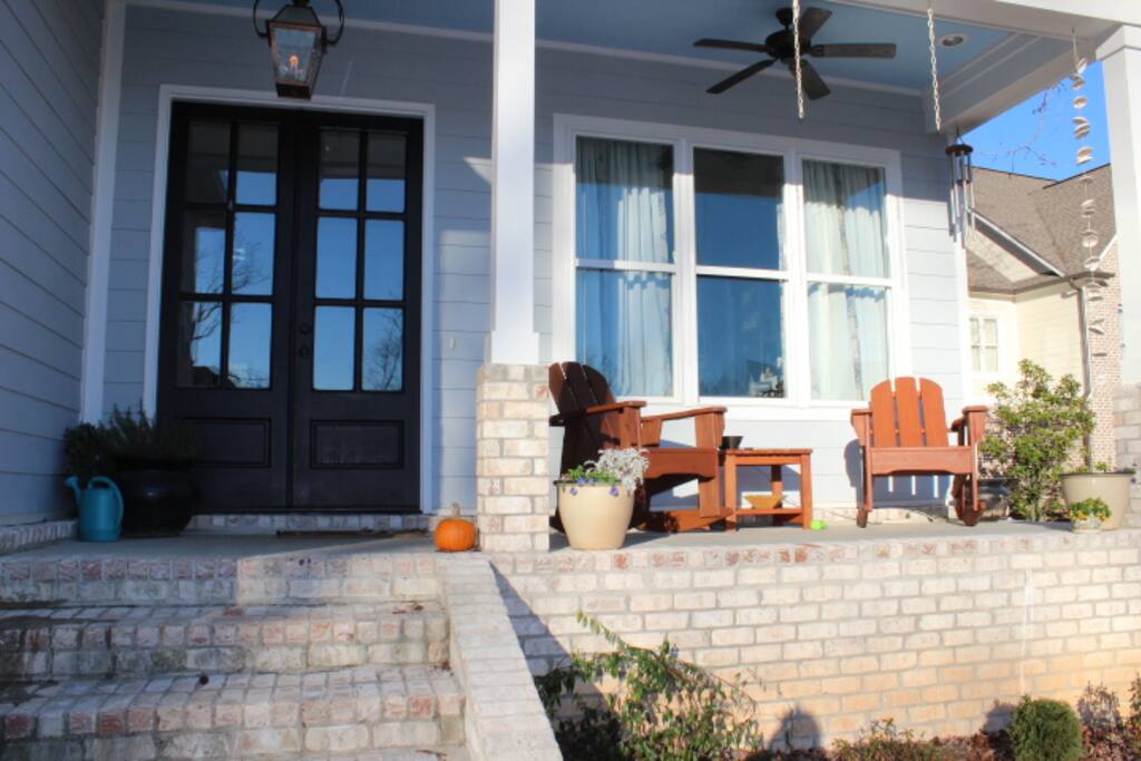 Relax and rock on the porch
