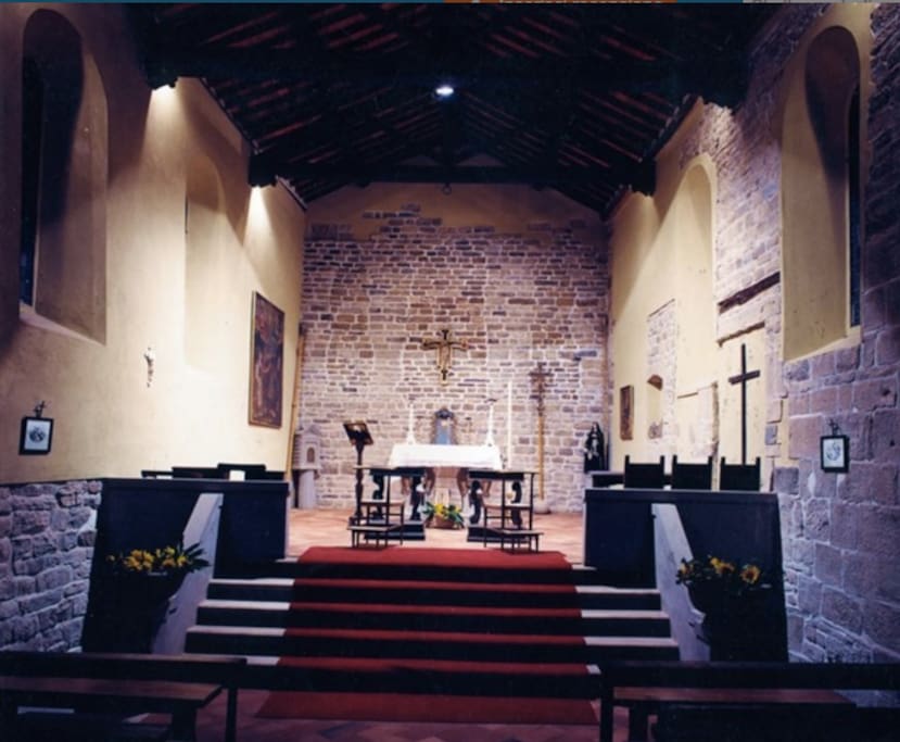 Interior of chapel