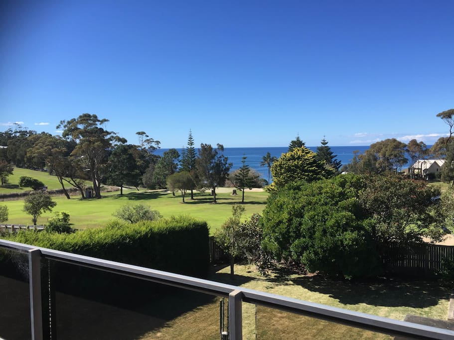 The View over the golf course