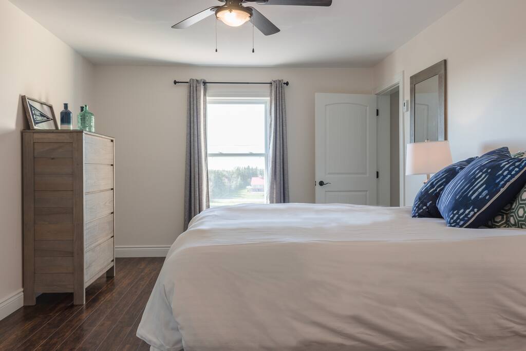Third bedroom with a queen and giant closet