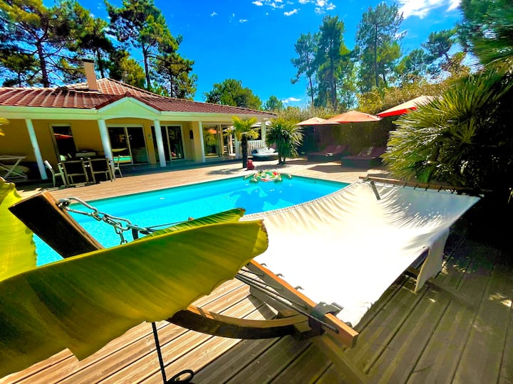 Villa Nikita Luxe Et Calme, Golf De Lacanau Océan - Lacanau