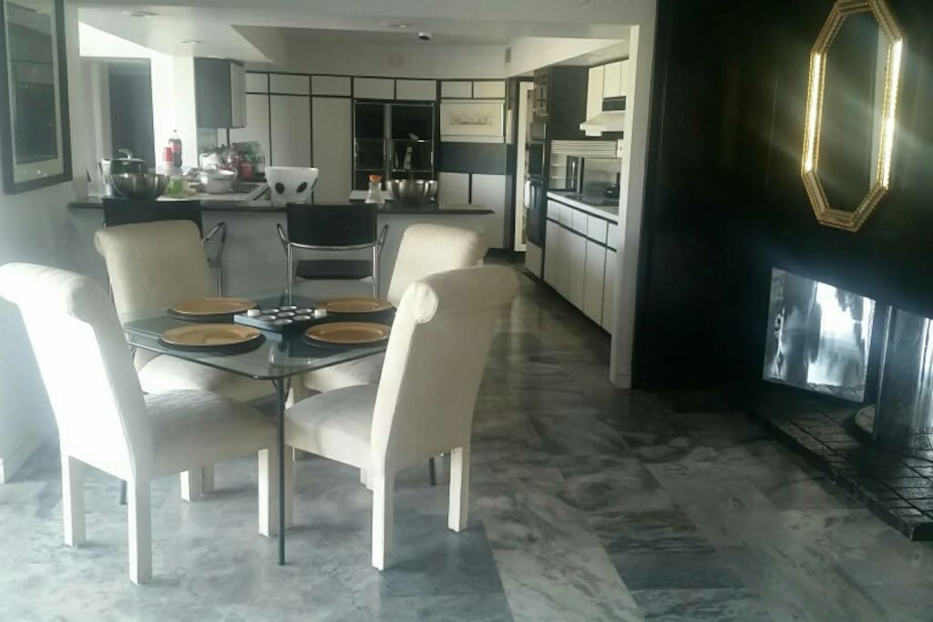 Gourmet Kitchen and informal dining area