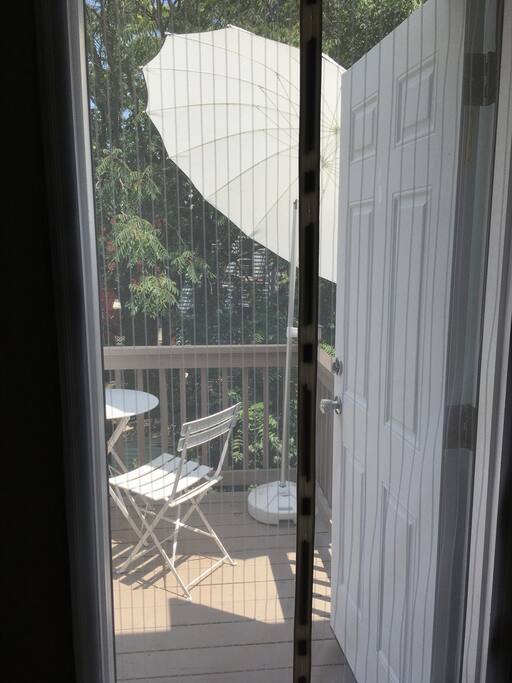 Door to balcony