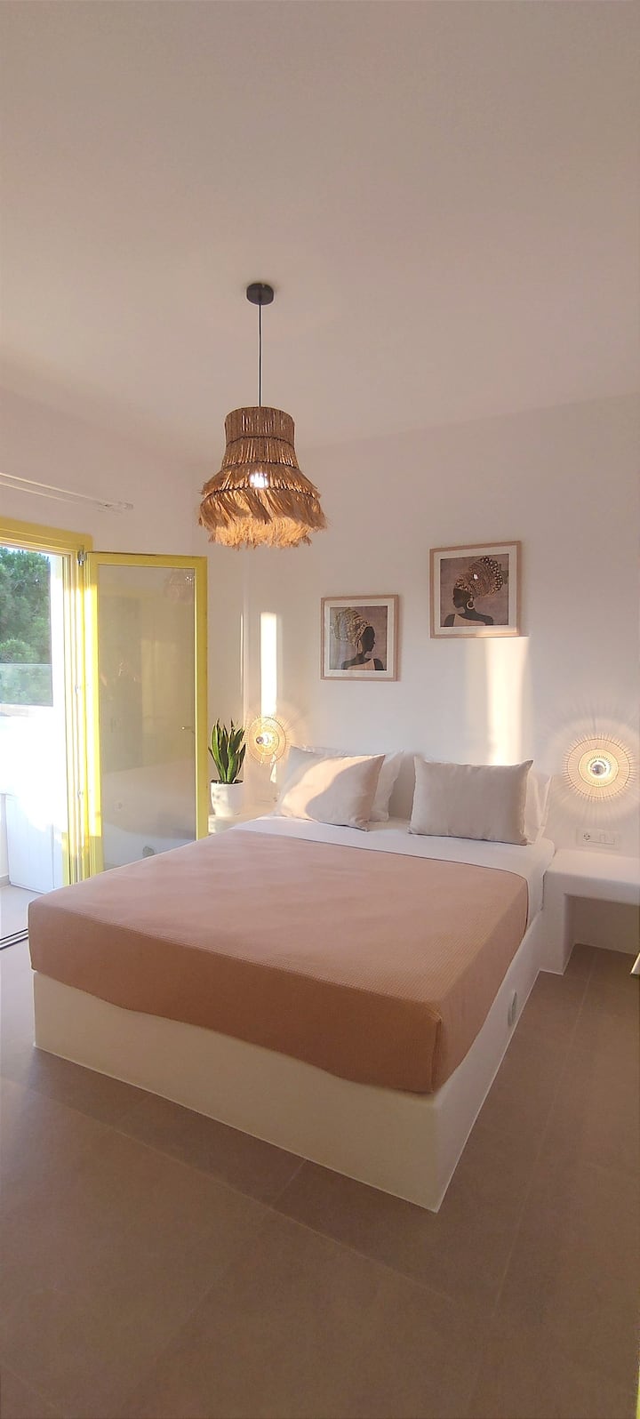New earth bedroom during the afternoon!
