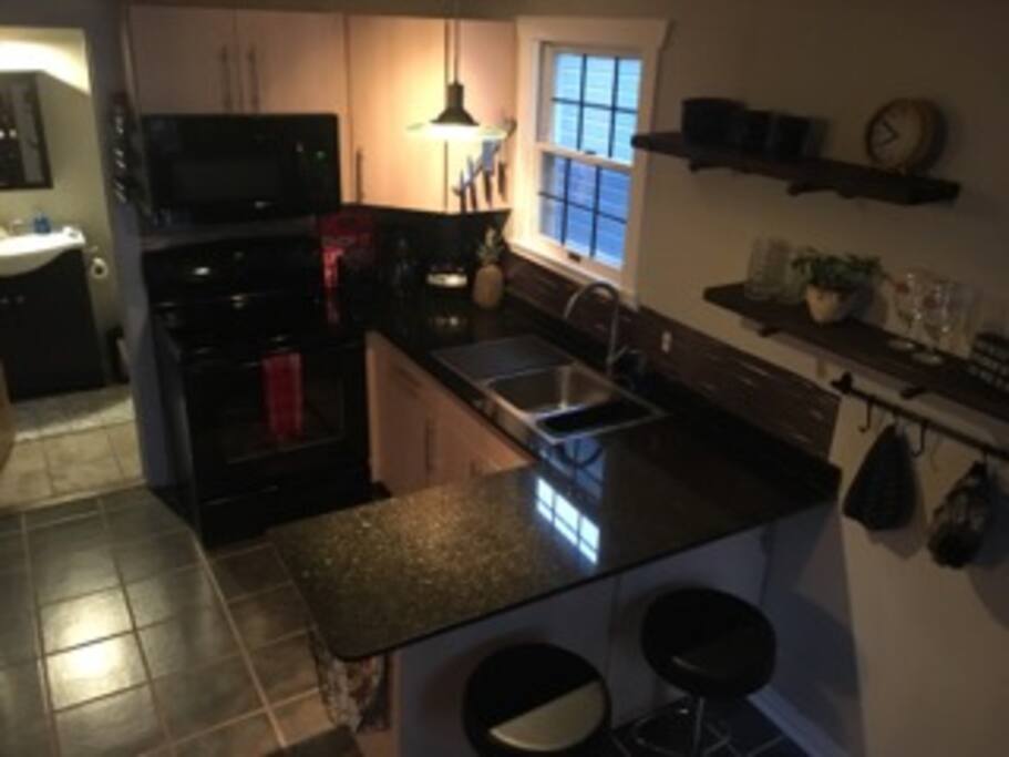 Functional kitchen with all the necessities