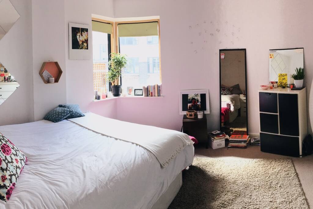 Large and sunny bedroom