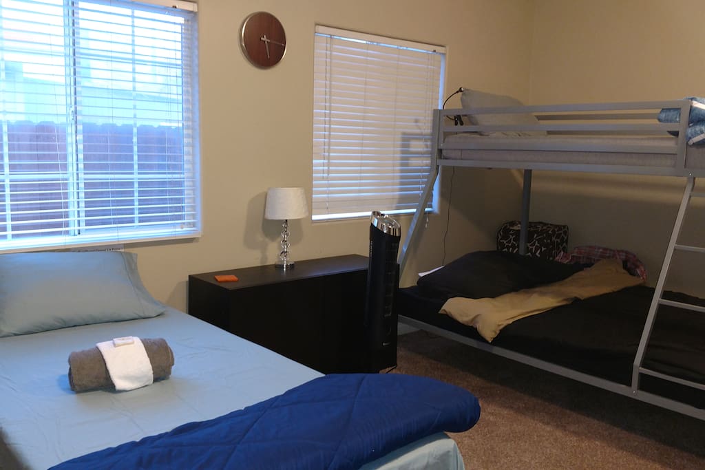 This is a shared room. Meet great people during your stay.