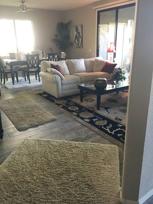 Living and dining room