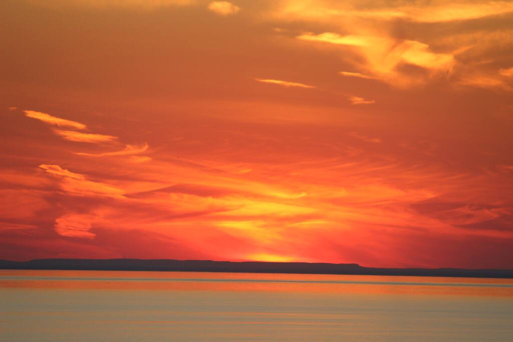 Sunset From Back yard
