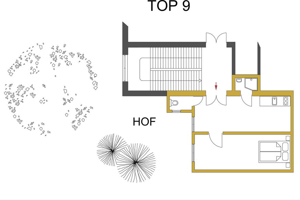 Grundriss der Wohnung