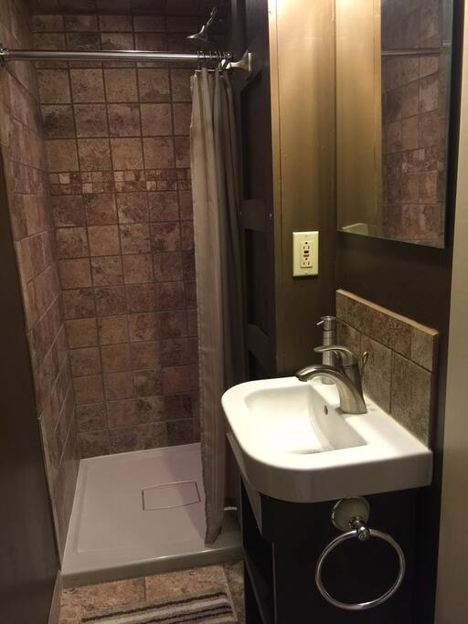 Adjoining private bathroom