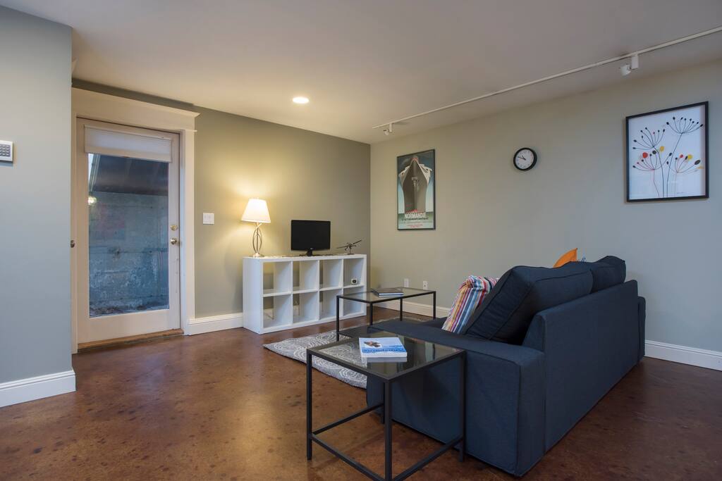 Cozy spacious living room