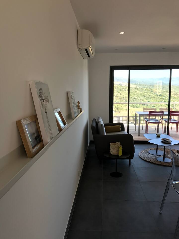 T3 Neuf Avec Terrasse Vue Mer Et Maquis - Porticcio