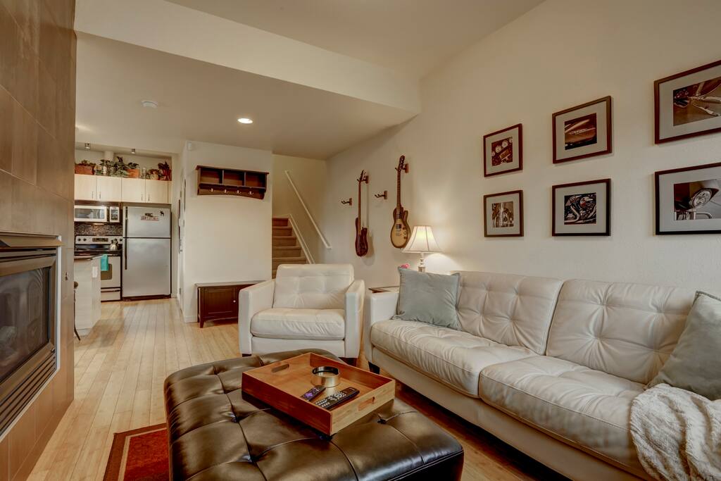 Plenty of seating to sink into for cozy evenings at home