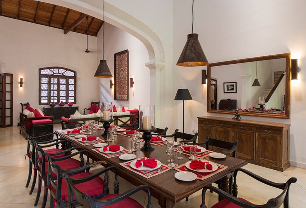 No.39 Galle Fort - Formal dining space