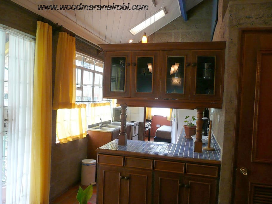 Well equipped American style kitchennette
