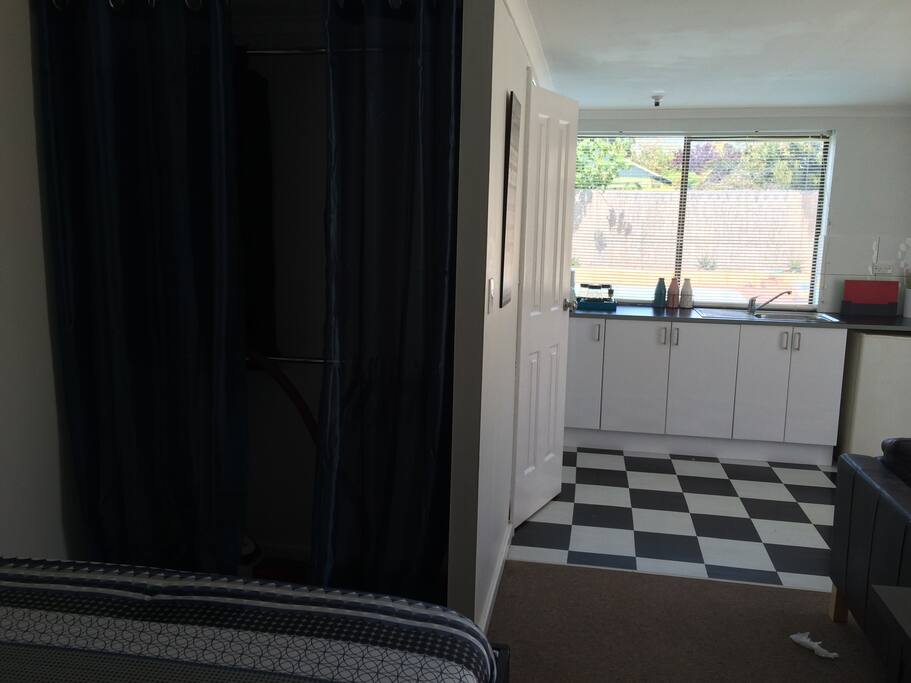 Taken from bedroom area