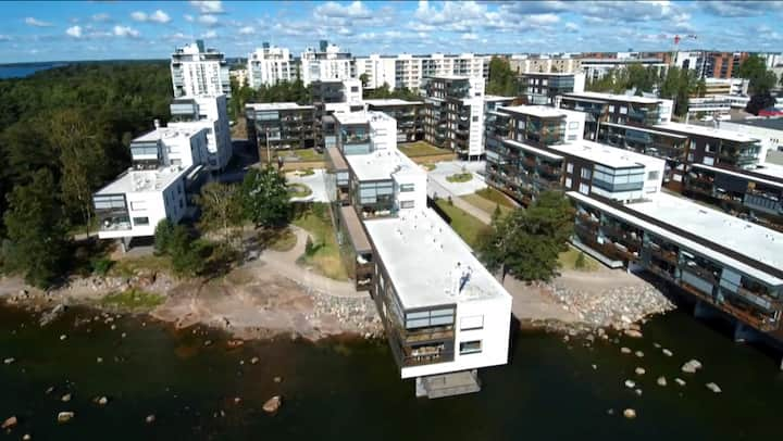 Delightful beachfront studio in Helsinki