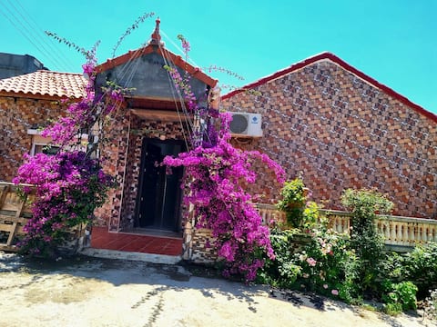 house with garden