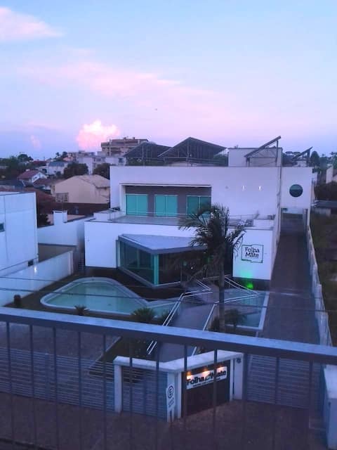 2-bedroom apartment in the center of Venâncio with balcony and parking space