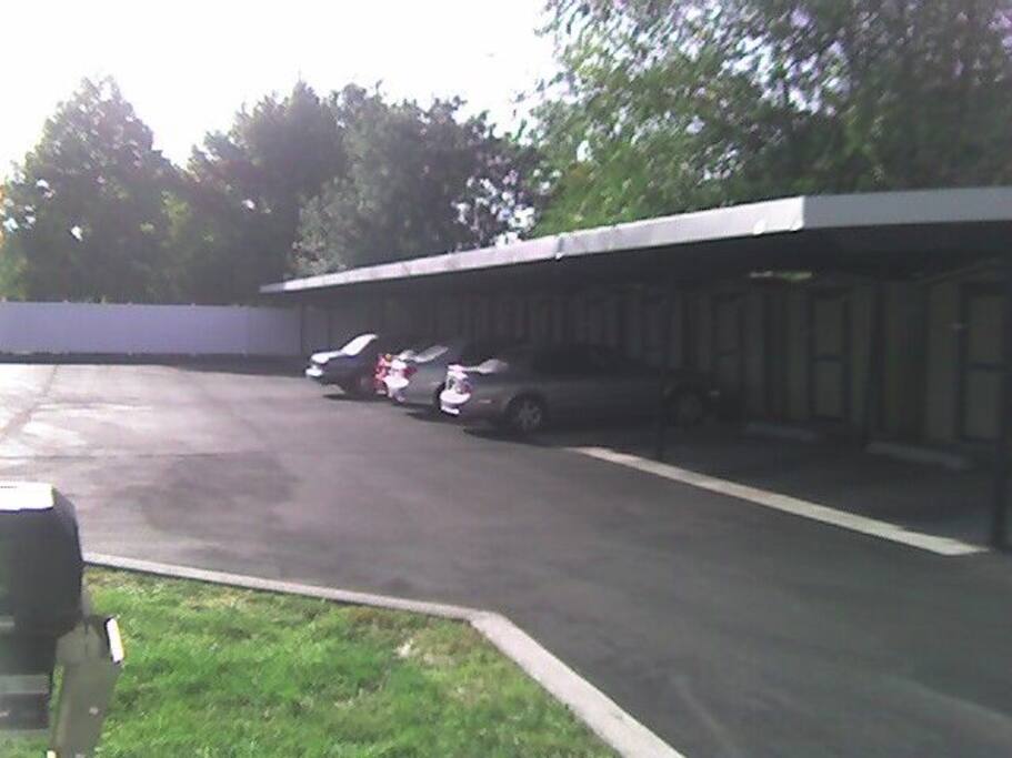 Back parking (#4). Parking also available at the front.
