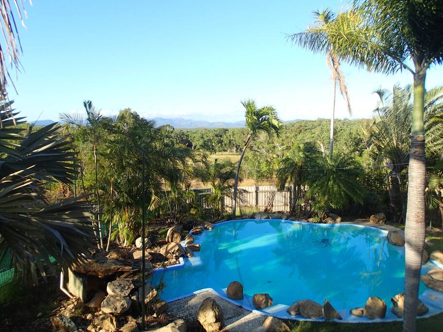 the pool