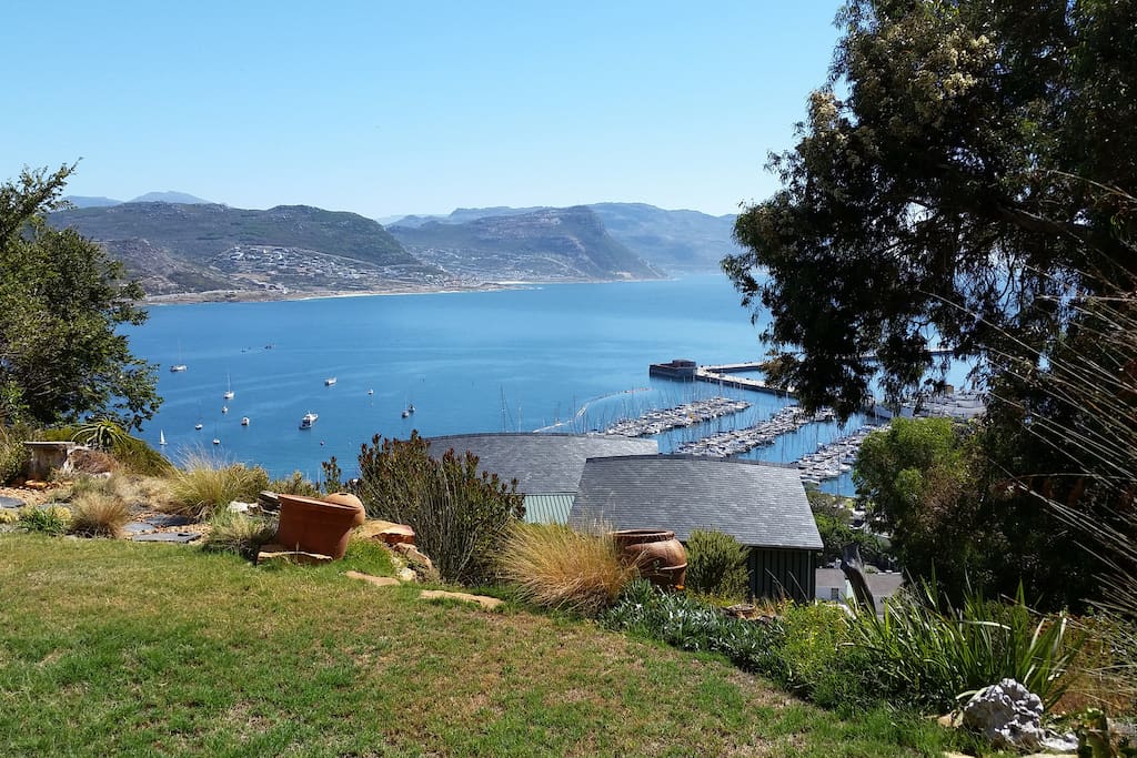 Harbour view from garden