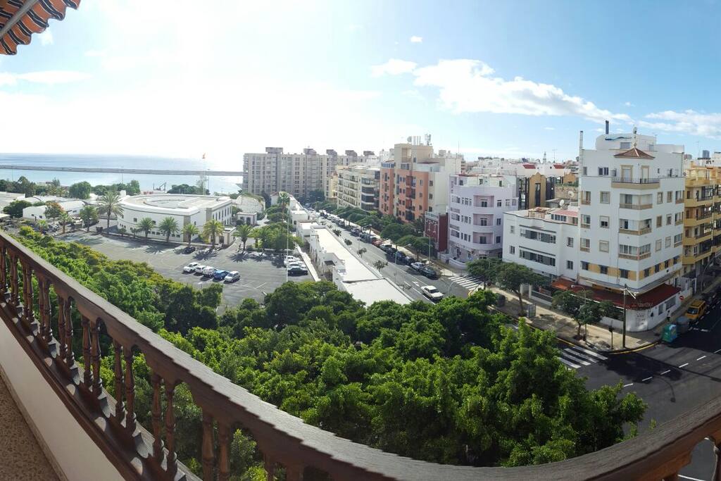 Vistas desde el balcón.