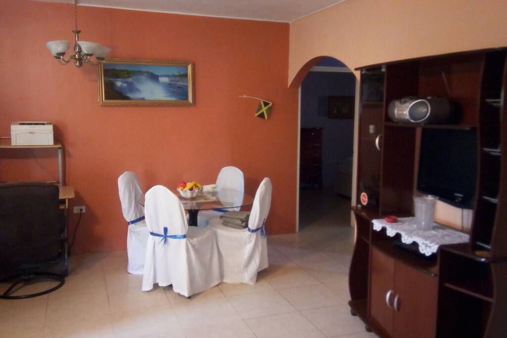 Spacious and comfortable living area