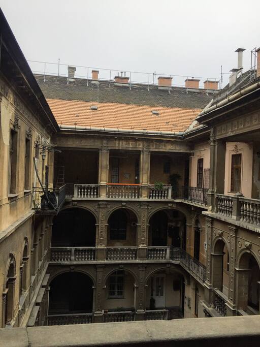 The 100 years old historic building