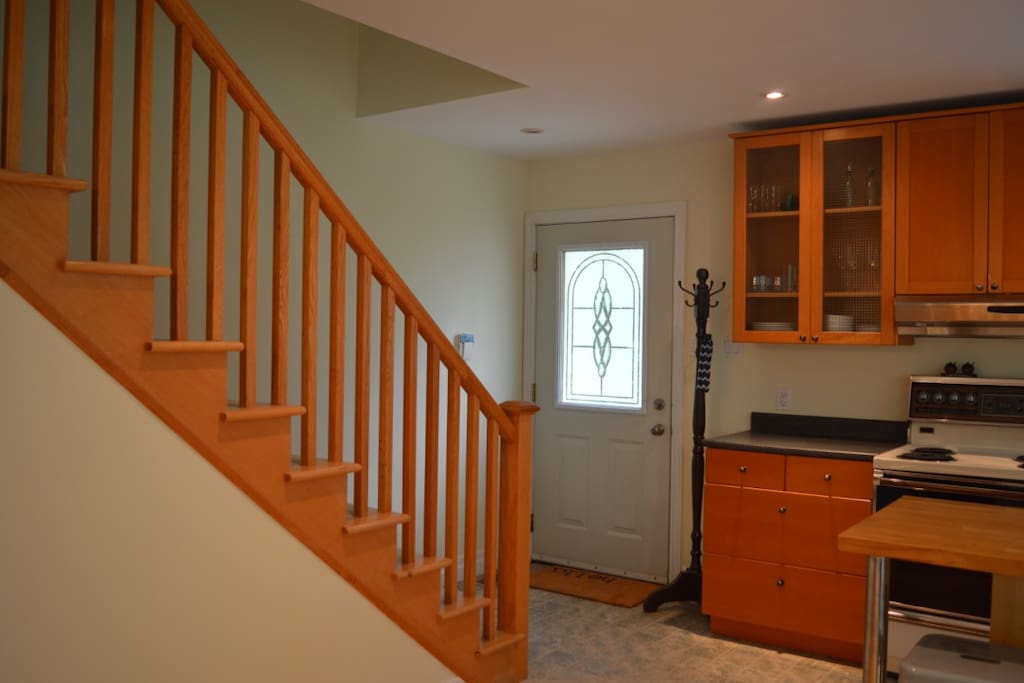 Separate entrance from outside.