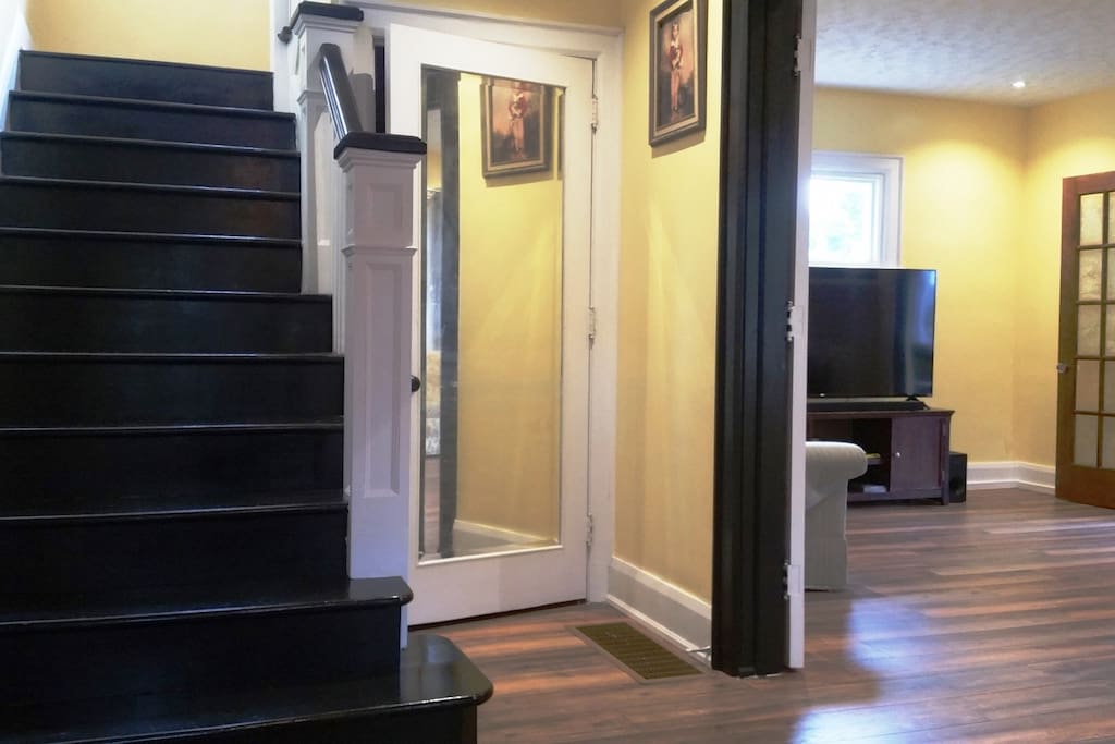 Stairs to second floor