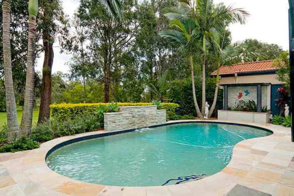 Private heated Swimming Pool