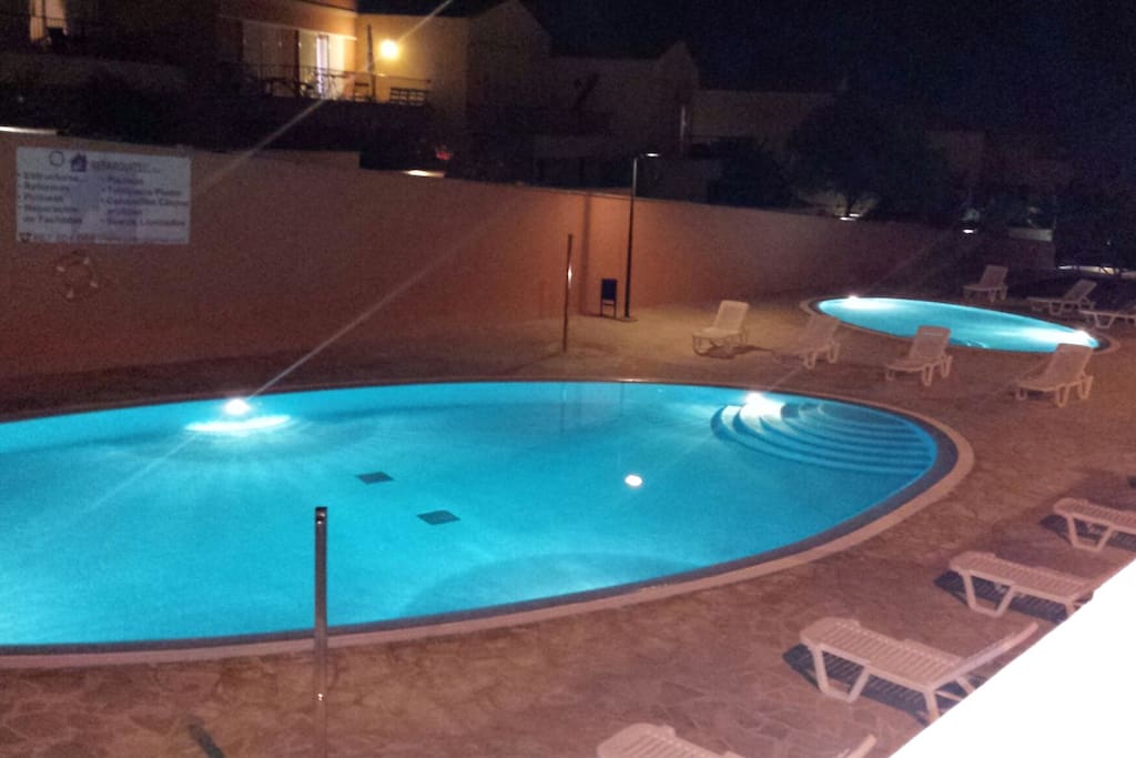 Pool by night