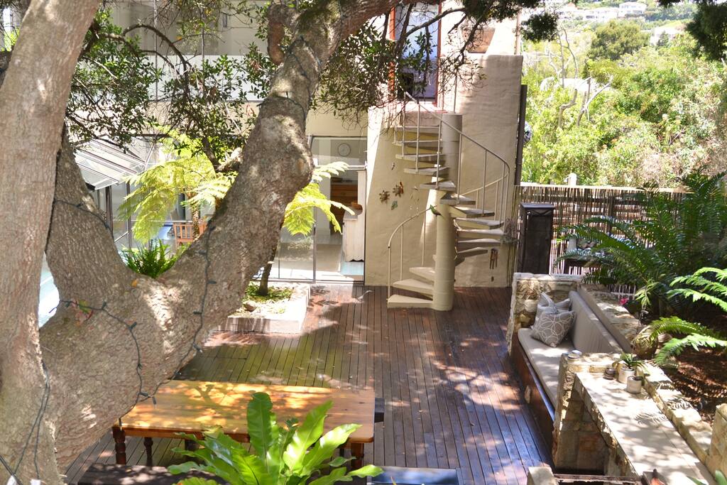 Atrium and Braai area