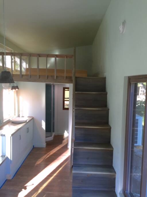 Kitchen and Loft area.