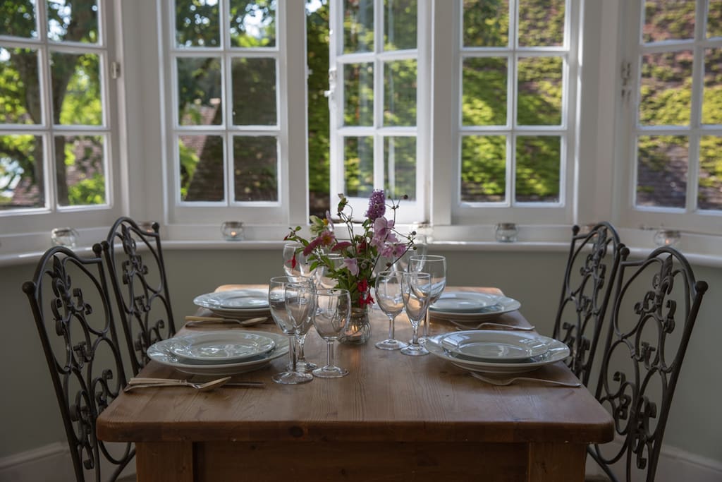 Stay for breakfast or lunch in the Friston Room