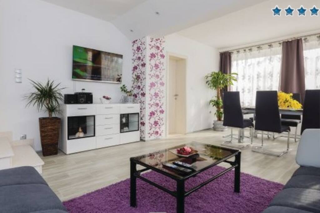 Living room in villa Angela