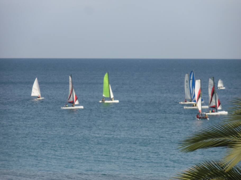 Vue mer depuis la terrasse