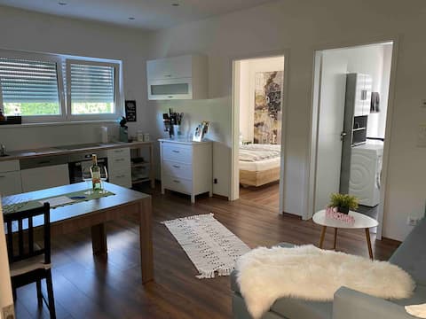 Vacation home "Rebenblüte" with private parking.