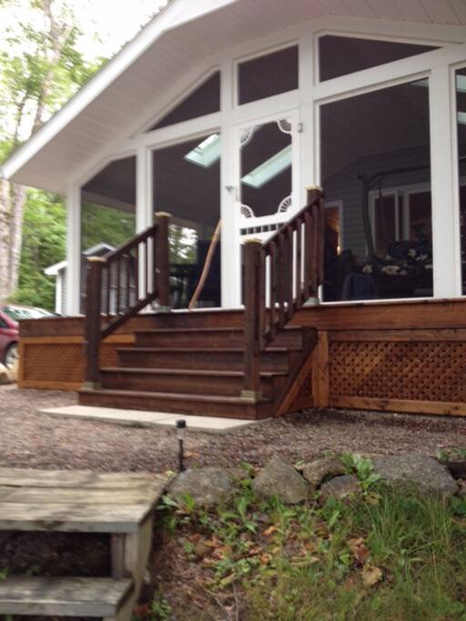 Front of cottage