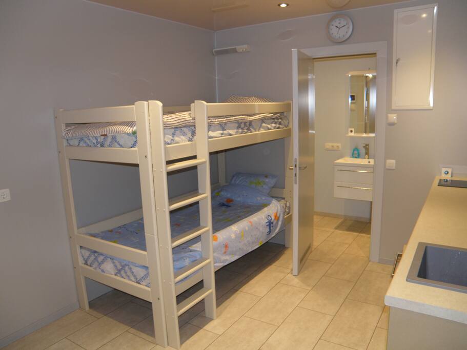 Room with bed