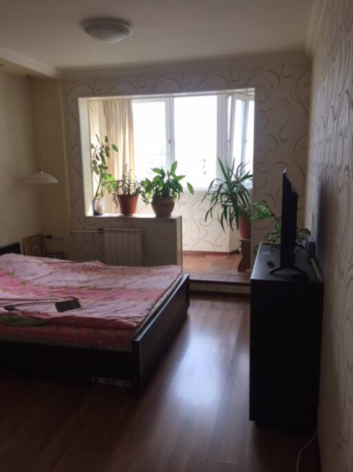 Спальня с гардеробной Bedromm with dressing room