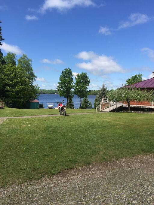 Northern view of beautiful lake michigamme