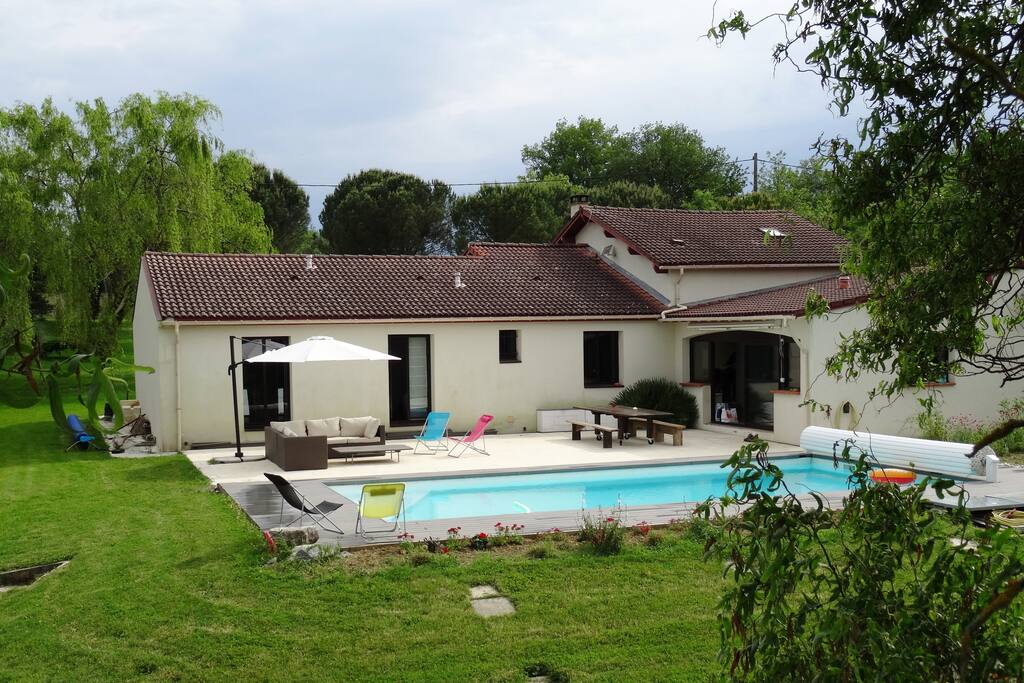 Piscine 10x5 et terrasse