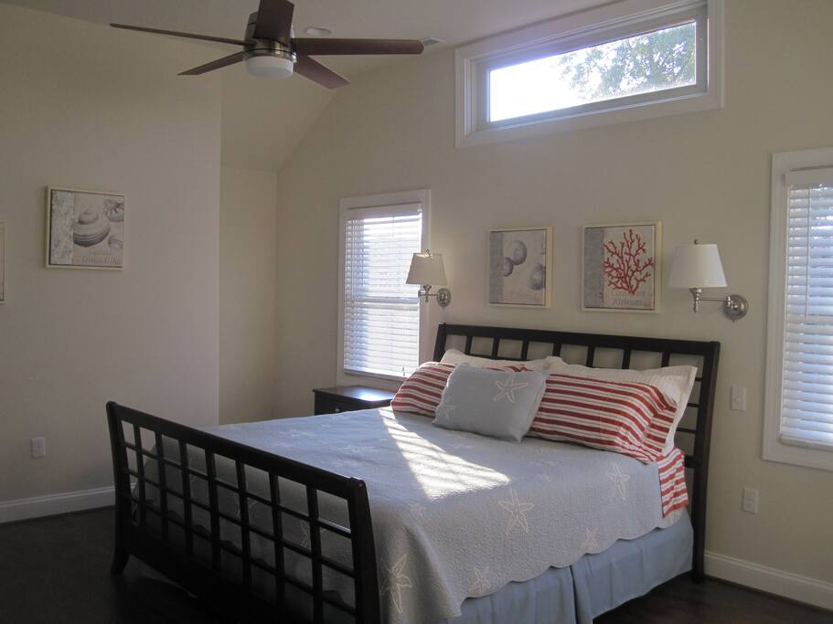 Master Bedroom -- has a Master Bathroom