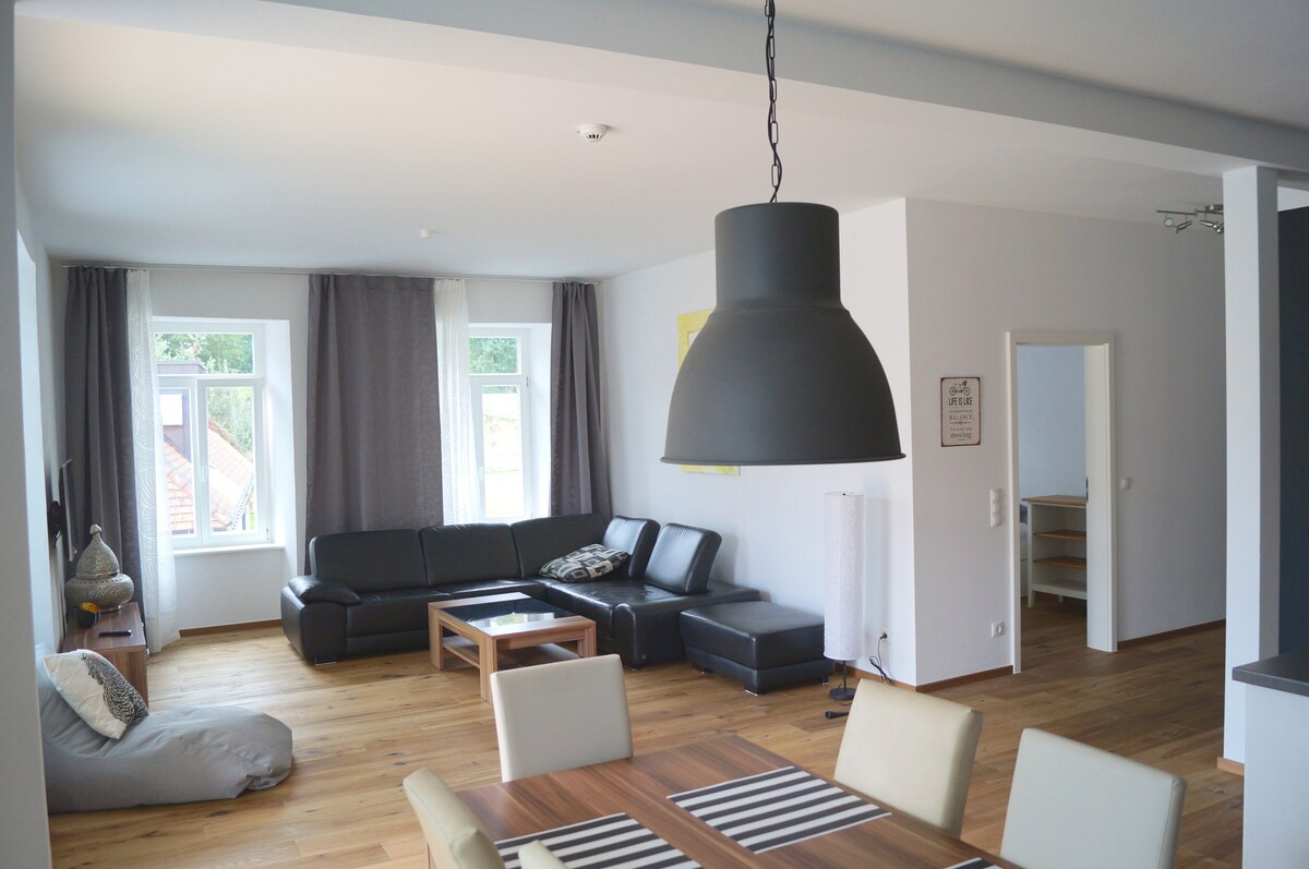 Successful Airbnb property: 5* LOFT STYLE + BIG TERRACE in HISTORICAL OLD TOWN in Villingen Schwenningen