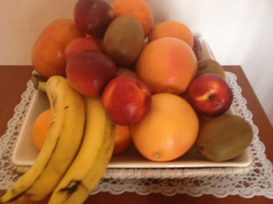 Frutta, caramelle, biscotti Vi accompagnano tutta permanenza!