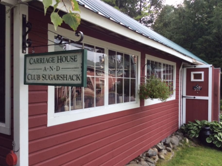 This room located in the carriage house, home of Club Sugarshack and may be noisy on Friday and Sat evenings until 1 AM