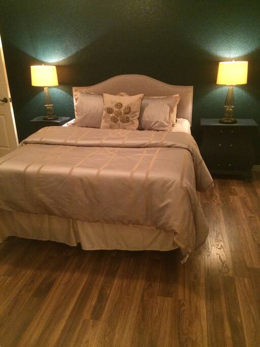 One of three bedrooms